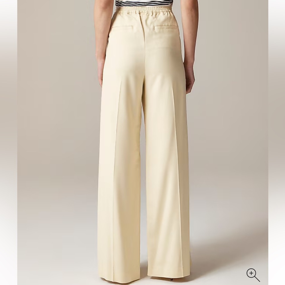 NWT J. Crew Superwide Stratus Pant in City Twill Size 4 Fits 6 - Picture 3 of 7
